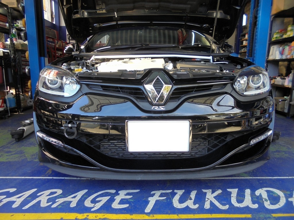 ルノーメガーヌRS BC RACING車高調取付け: ガレージフクダBlog